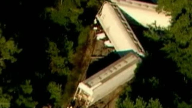 Across America: Train Jumps Tracks in Indiana