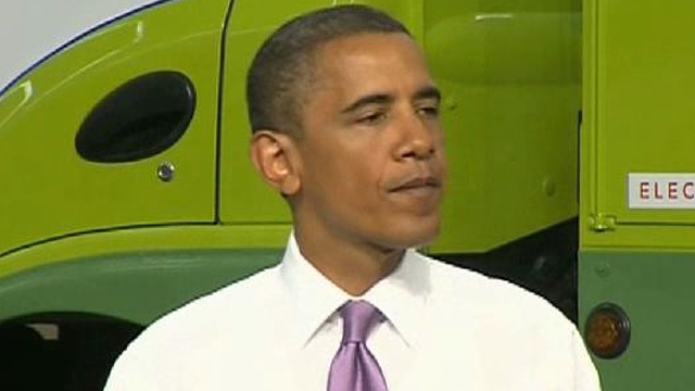 Obama on Campaign Trail Over Unemployment 
