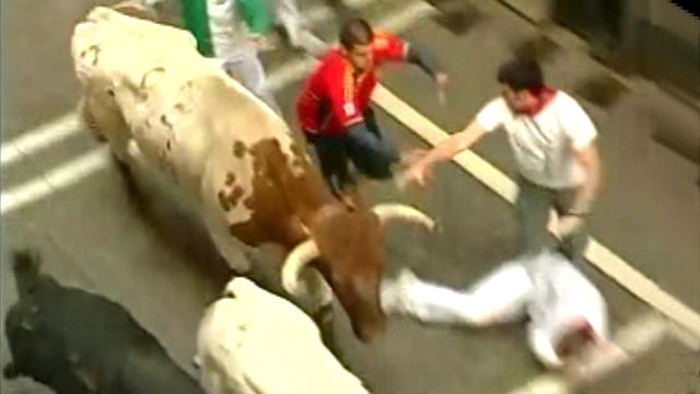 Two Gored During Running of the Bulls