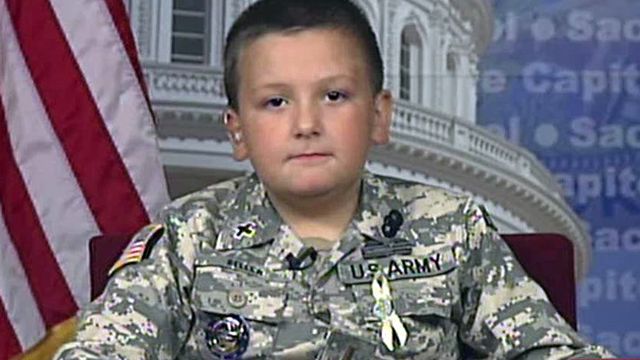 9-year-old sends snacks to troops