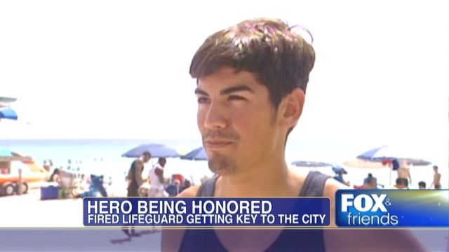 Fired Lifeguard Being Honored