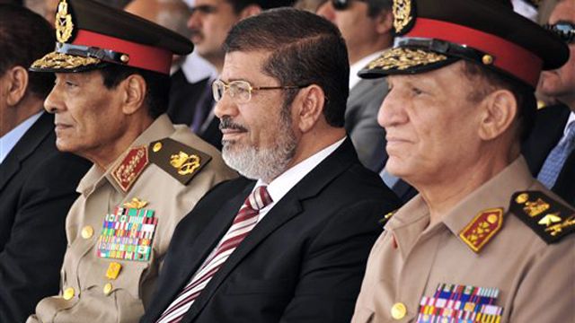 Power struggle between Egyptian president, military leaders