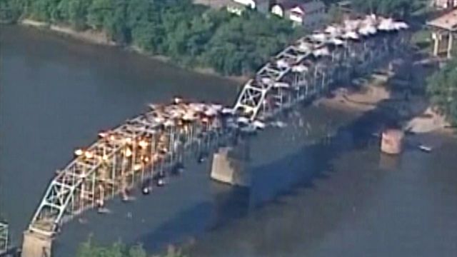 Historic Bridge Implodes in Pennsylvania