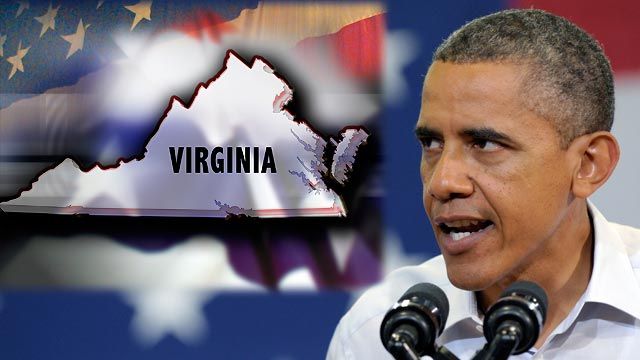 Obama working hard to keep Virginia in 2012