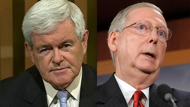 Newt Gingrich on McConnell's Backup Debt Plan