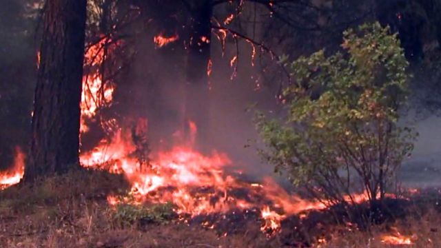 Firefighters battling Robbers wildfire face new obstacles