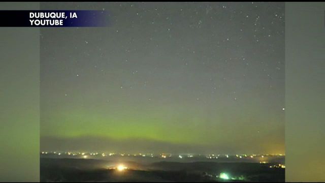 Incredible Northern Lights Time-Lapse Video Shows Aurora Borealis in Dubuque, Iowa