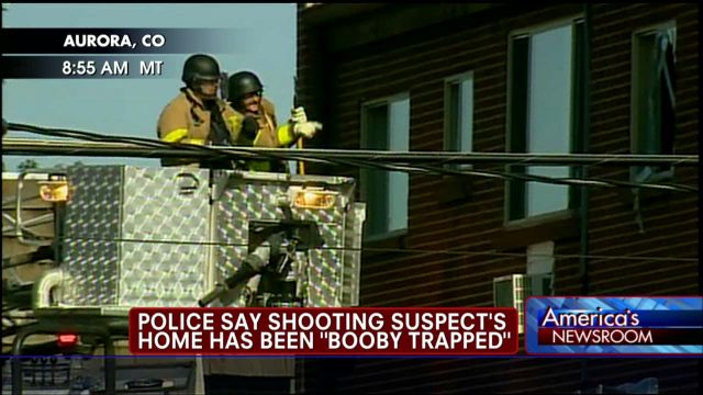 Police Say Home of Colorado Suspect Is "Booby Trapped"