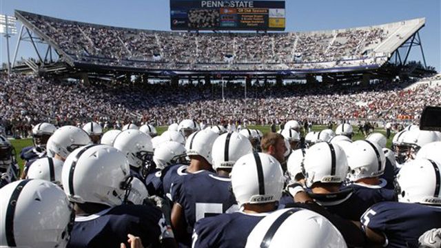 NCAA slaps Penn State with unprecedented sanctions