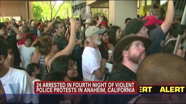 Anaheim Police Shooting Protest