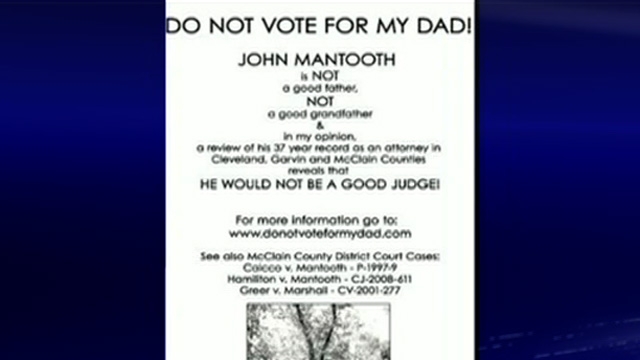 'Don't Vote For My Dad!'