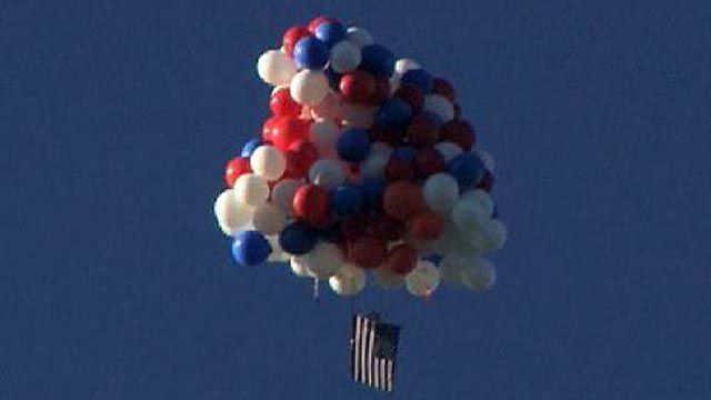 First Lawn Chair Balloon Race
