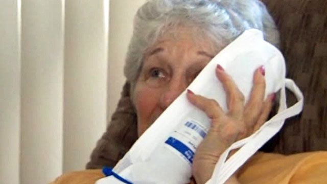 Grandma Shot in the Face With Arrow