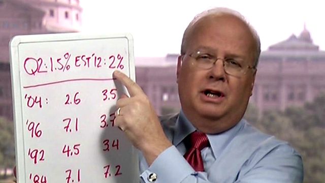 Karl Rove reacts to economic growth numbers