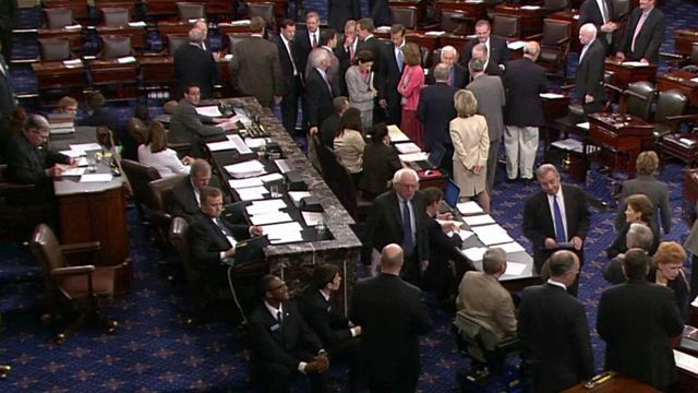 Senate Voting to End Debate on Reid Bill