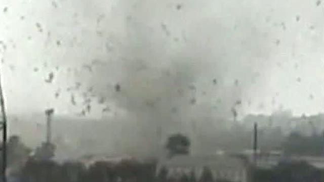 Tornado Rips Through Russian Town