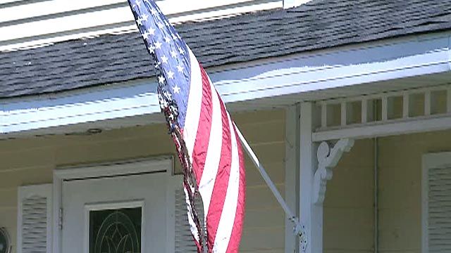 Vandals Torch Flag Outside Veteran's Home