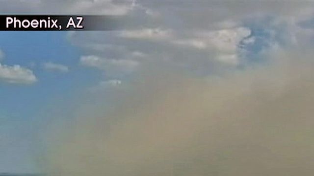 Massive Dust Storm Hits Phoenix Area