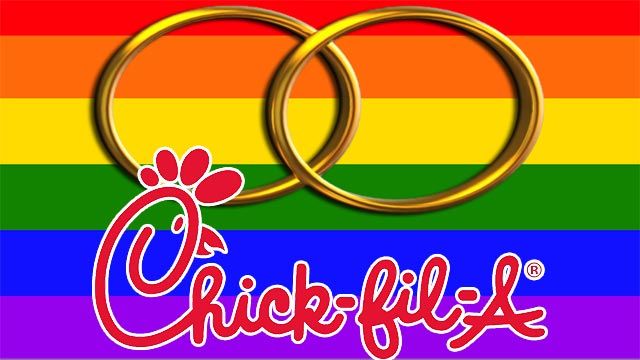 The politics of gay marriage, Chick-fil-A
