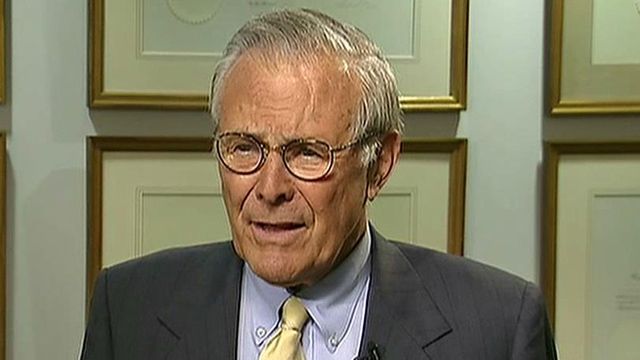 Defense cuts, sequestration and Iran, according to Rumsfeld