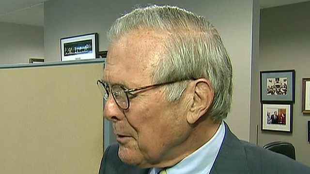 Uncut: Donald Rumsfeld takes us inside his office