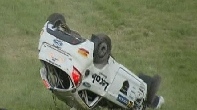 Around the World: Car goes flying during race in Finland