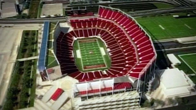 Roman Inspired Football Stadium in San Francisco