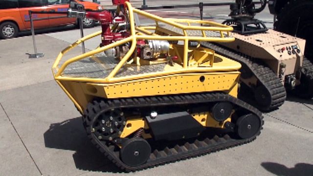 Firefighting robots to help fire crews battling wildfires