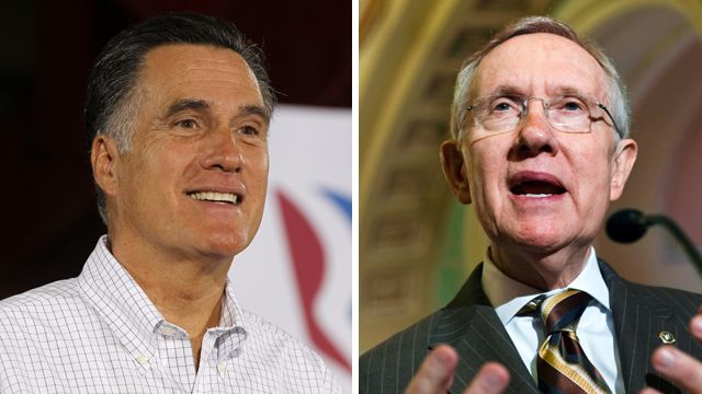 Media's involvement in Reid's criticism of Romney 