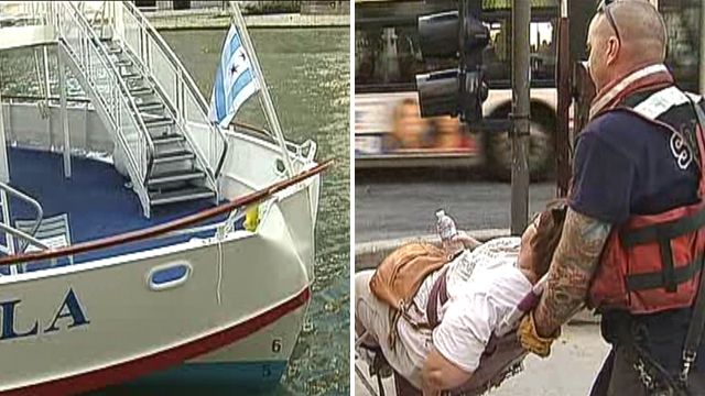 Tour boat crashes into dock