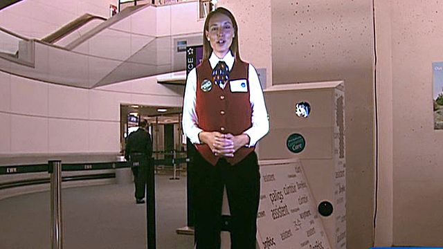 Computerized customer service in airports