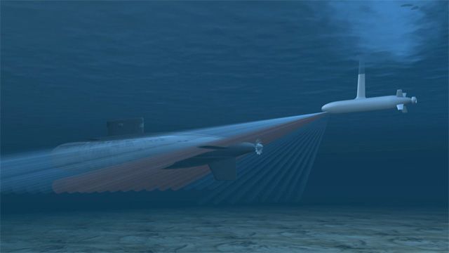 Hunt for submarines in dangerous waters
