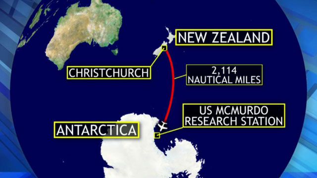 Ailing American researcher recued in Antarctica