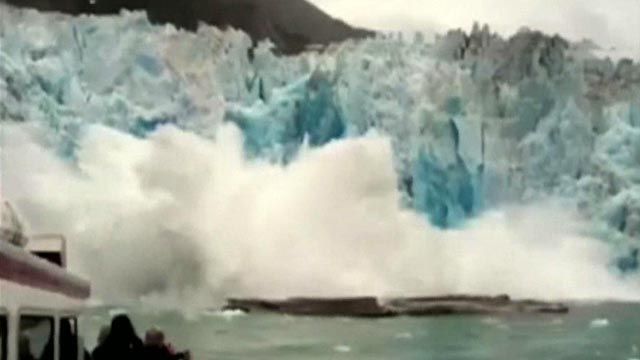 Dramatic Glacier Collapse in Alaska