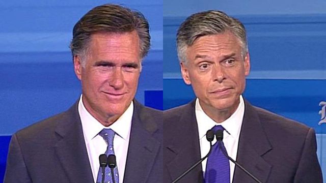 Romney, Huntsman on Gay Marriage