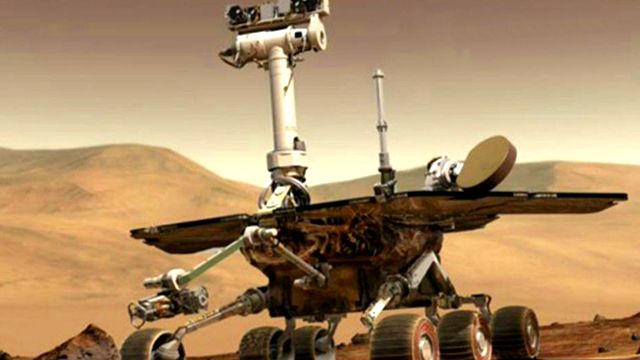 NASA Mars Rover Reaches New Crater