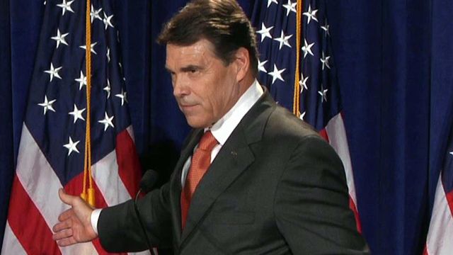 Rick Perry Attacks Obama's Foreign and Domestic Policy