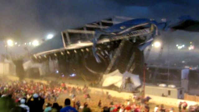Eyewitness to State Fair Stage Collapse