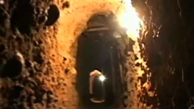 Mexican Army Uncovers Drug Tunnel