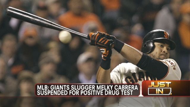Cabrera Suspended for Positive Drug Test
