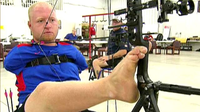 Armless archer aims for gold at London Paralympic Games