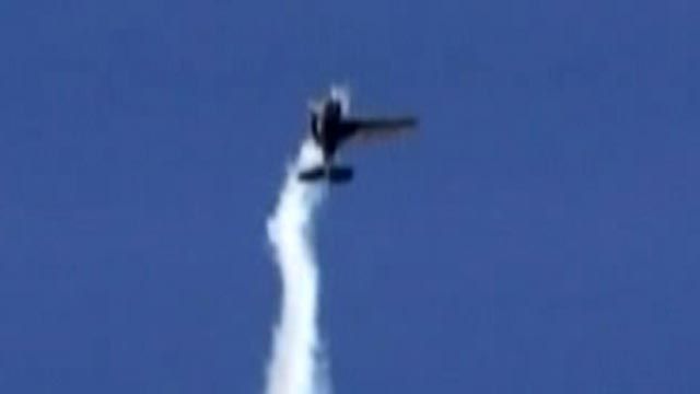 Stunt Plane Snaps During Show