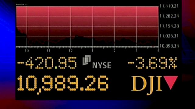 Steep Losses on Wall Street