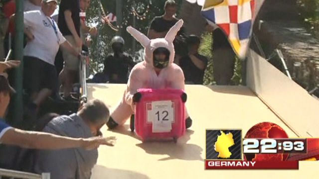 Around the World: Garbage Can World Cup held in Germany
