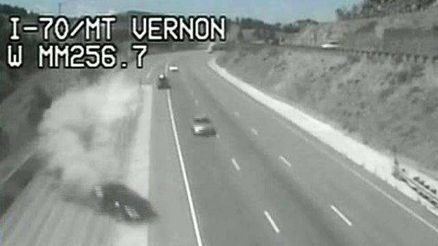 Runaway Car Caught on Tape in CO