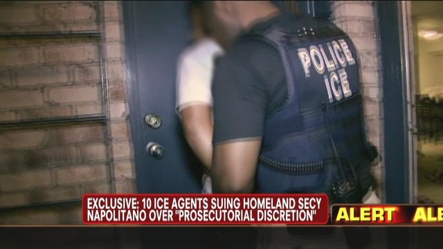ICE Agents File Suit Against Napolitano