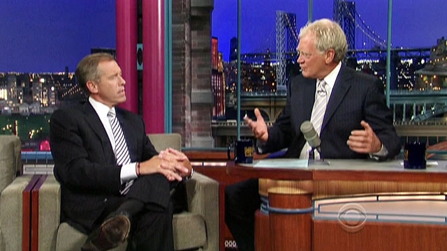 Letterman and Brian Williams Ridicule Tea Parties
