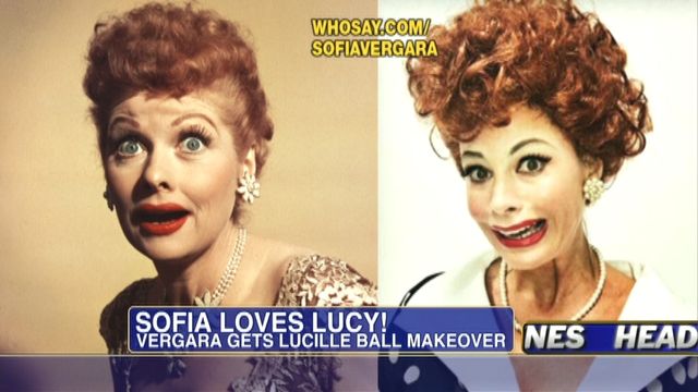 Sofia Vergara Gets I Love Lucy Makeover