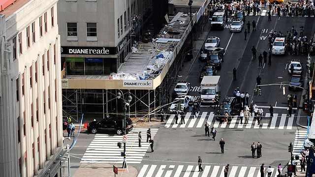 Woman hit in NYC shooting falls at feet of FNC employee