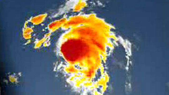 Tropical Depression in Atlantic Trails Hurricane Danielle
